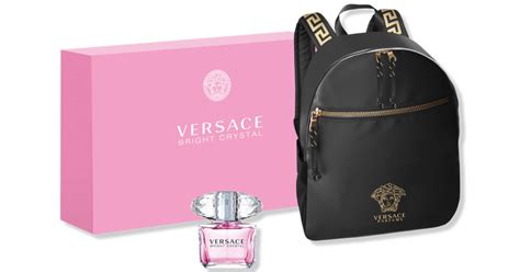 perfume de versace para mujer|macy's Versace perfume with backpack.